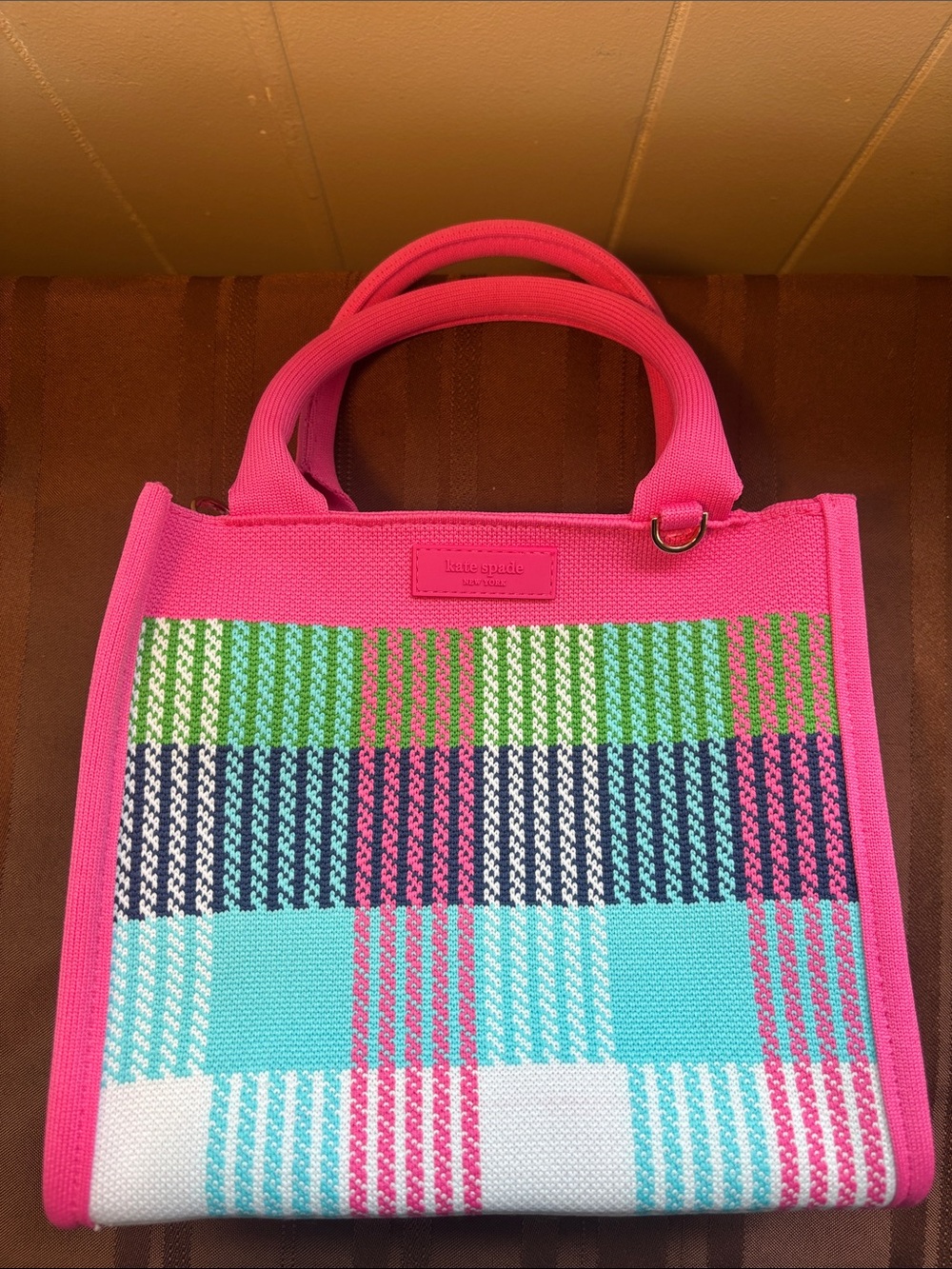 NWOT Kate Spade x Target Plaid Knit Crossbody - FULL SET! EXTREMELY RARE!